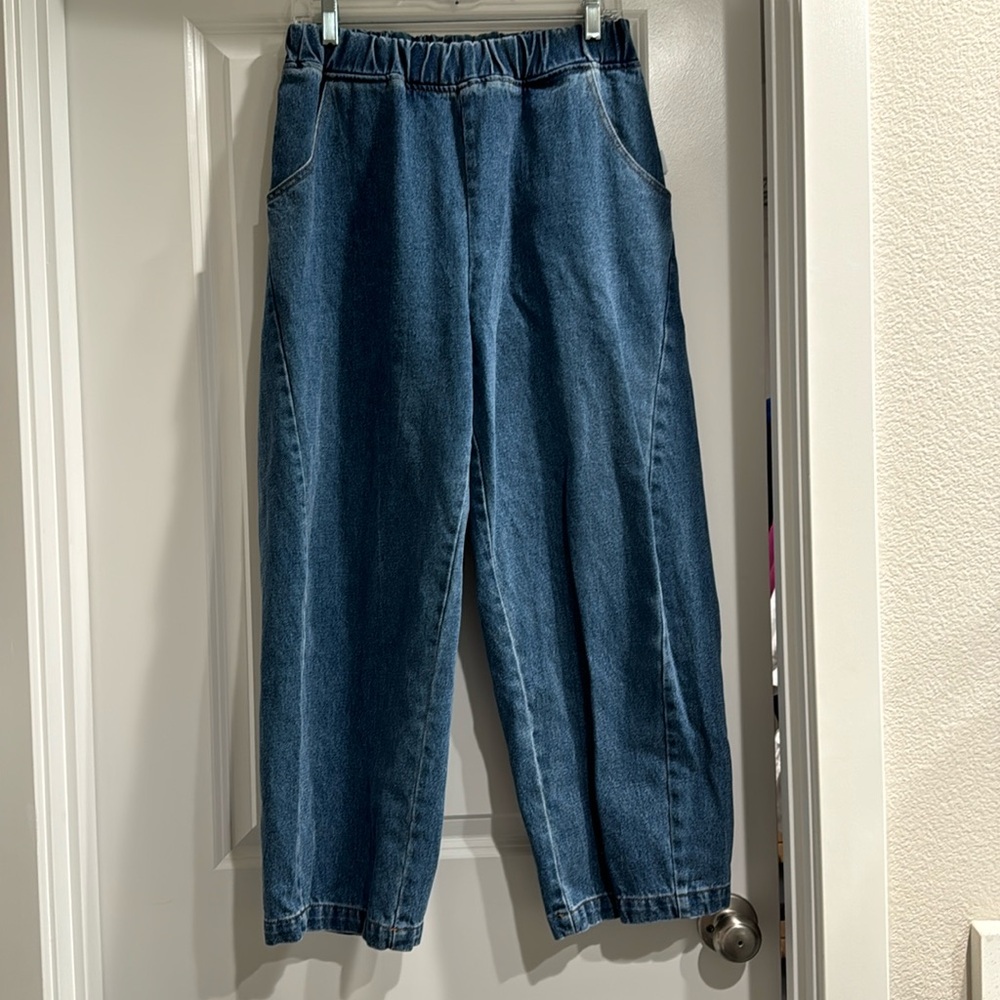 Le Bon Shop Arc Pants in denim size large